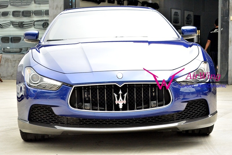 Maserati Ghibli novitec carbon front lip 03